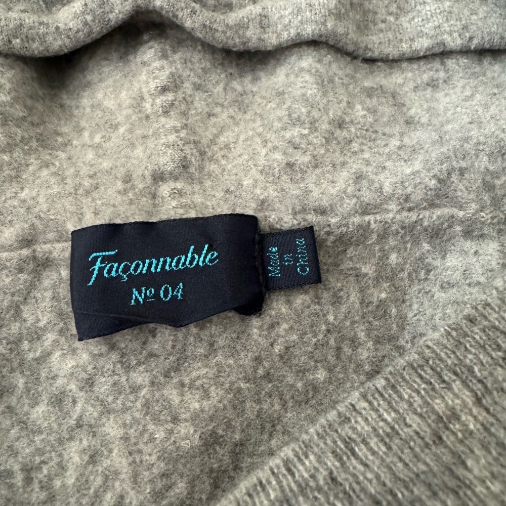 Faconnable Light Gray Hooded Utility Jacket - Picture 2 of 4